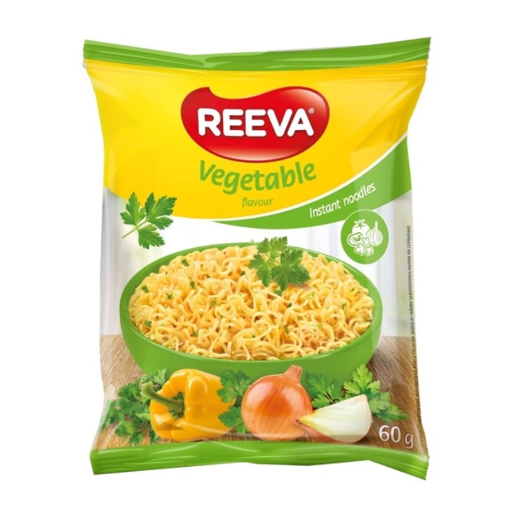 Reeva-Instant-Noodles-laxanikon-60gr Reeva Instant Noodles Λαχανικών 60gr - Box 24τμχ - Image 1