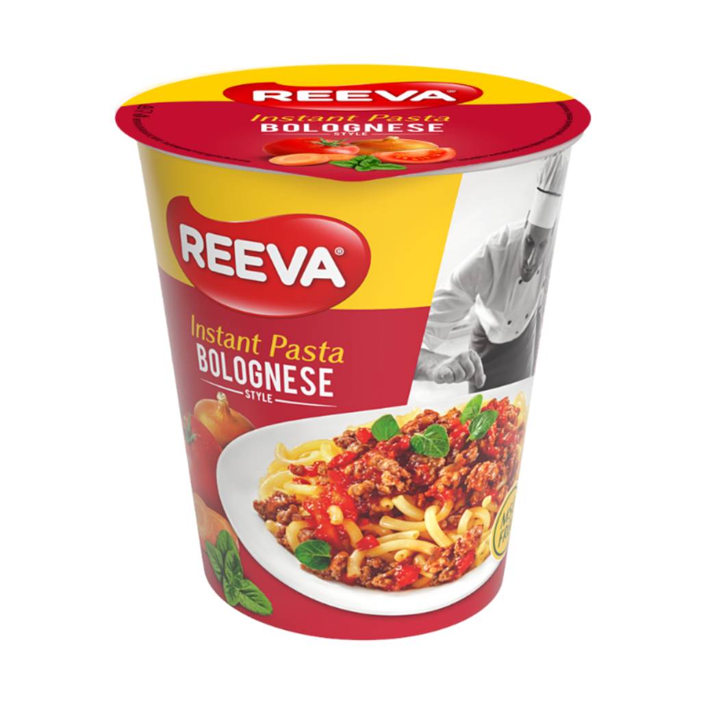 Reeva-Instant-Pasta-Bolognese-70gr Reeva Instant Pasta Bolognese 70gr - Box 8τμχ - Image 1