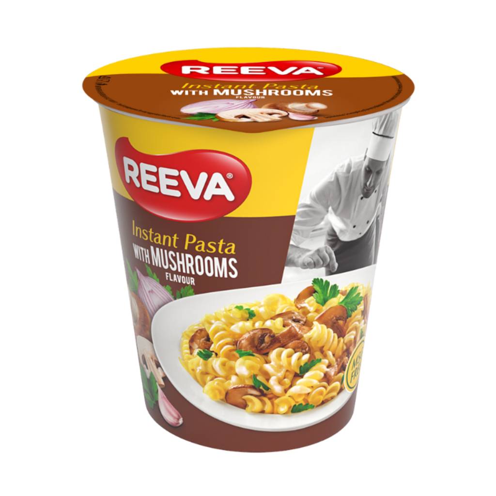 Reeva-Instant-Pasta-Mushroom-70gr Reeva Instant Pasta Μανιτάρια 70gr - Box 8τμχ - Image 1