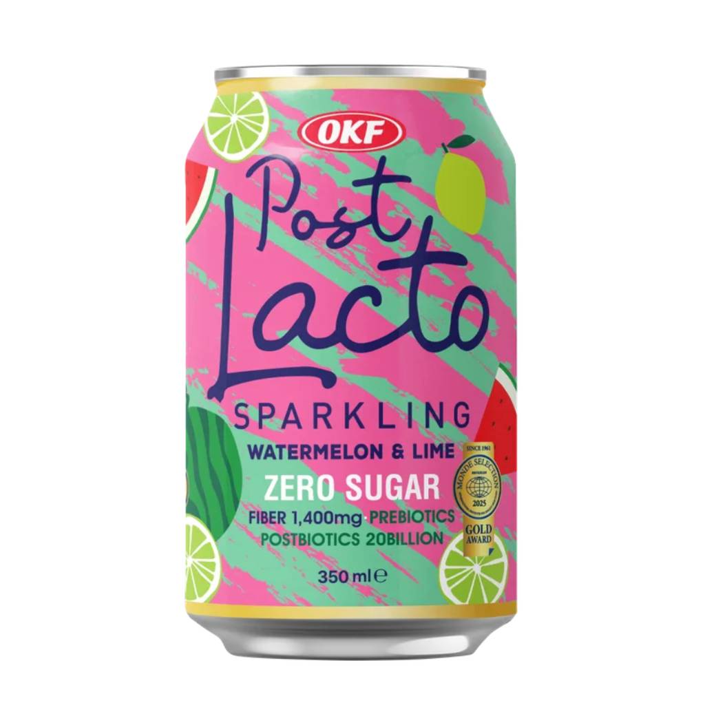 OKF Postlacto Zero Sugar Watermelon Lime Spark 350ml OKF Postlacto Zero Sugar Watermelon Lime Spark 350ml - Box 24τμχ - Image 1