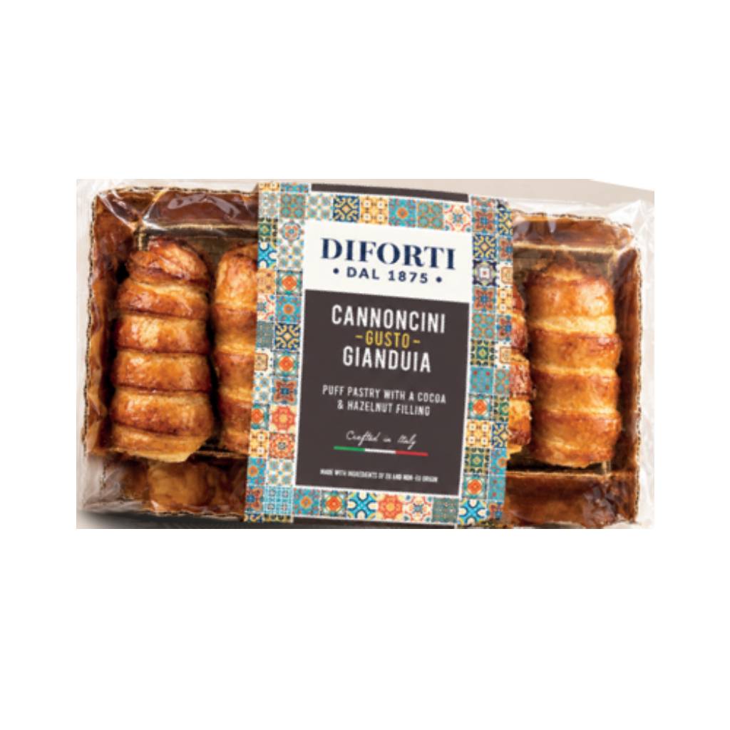 Diforty-Cannoncini-Gianduia-150gr Diforty Cannoncini Gianduia 150gr - Image 1