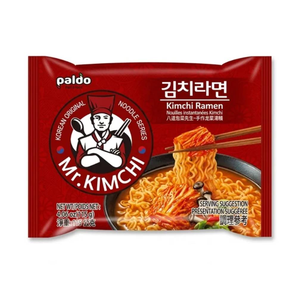 Paldo-Mr.-Kimchi-Original-Kimchi-Ramen-115g-KOR Paldo Mr. Kimchi Original Kimchi Ramen 115g KOR - Image 1