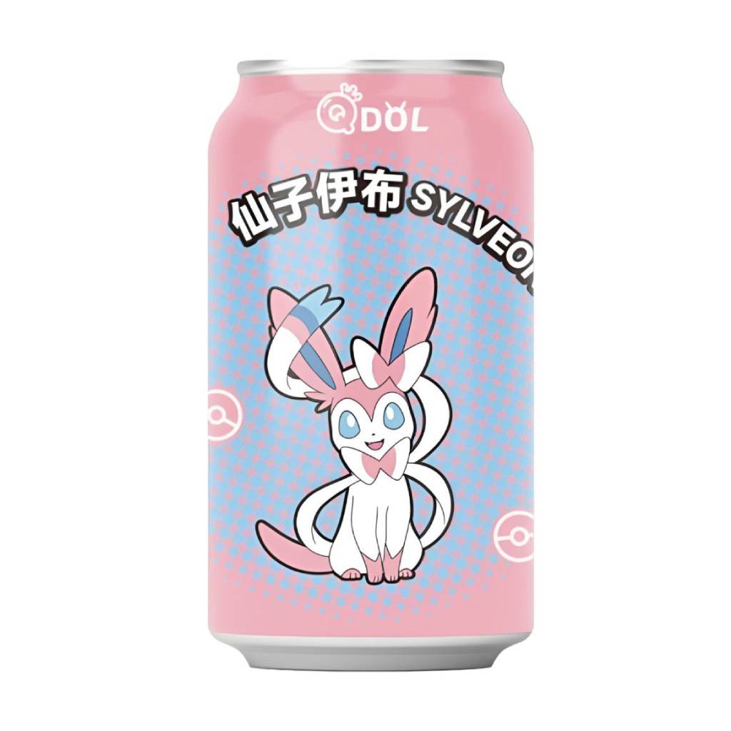 QDol-Pokemon-Sakura-Umeshu-Sparkling-Water-330ml-CHN QDol Pokemon Sakura Umeshu Sparkling Water 330ml CHN - Box 24τμχ - Image 1