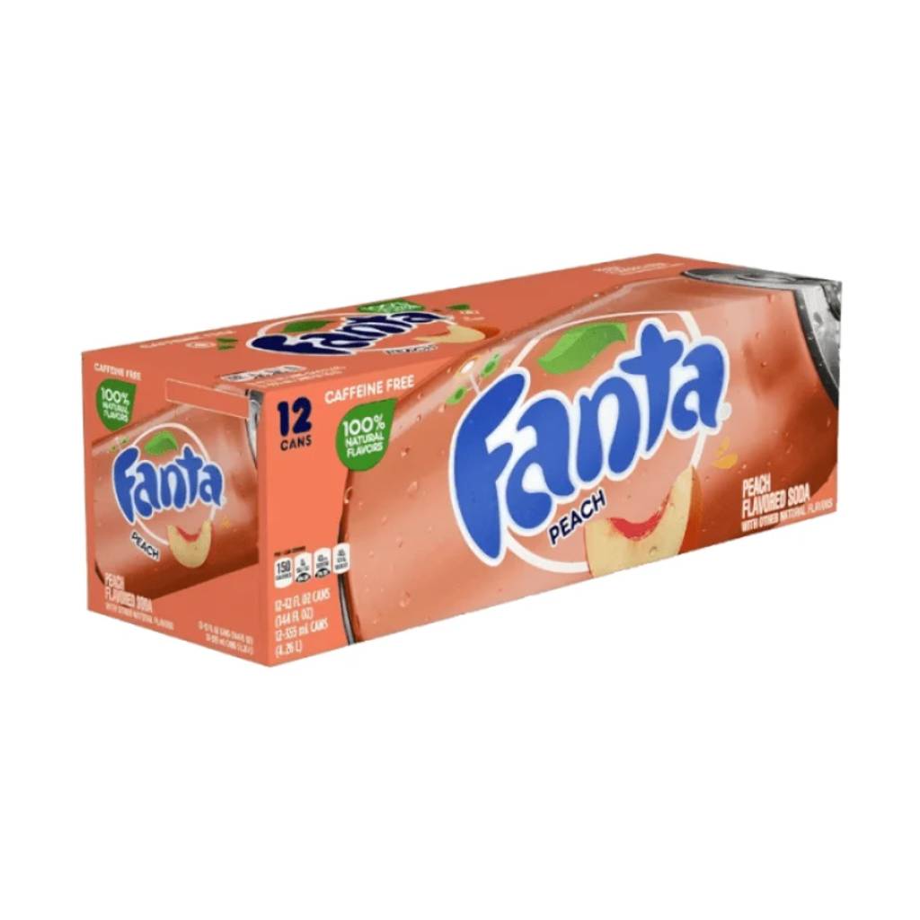Box-Fanta-Peach-355ml-USA-24τμχ Box Fanta Peach 355ml USA 24τμχ - Image 1