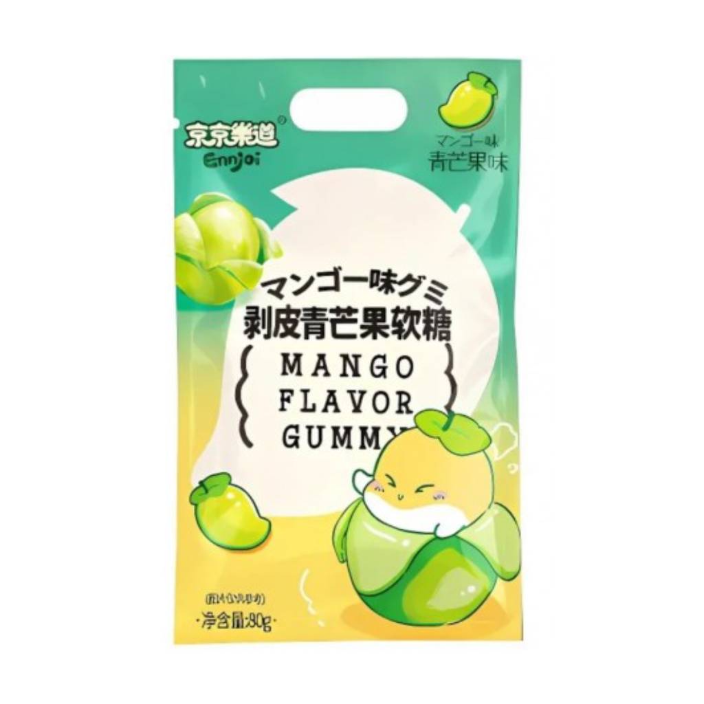 Ennjoi Green Mango Peeling Gummy Candy 80g CHN Ennjoi Green Mango Peeling Gummy Candy 80g CHN - Image 1