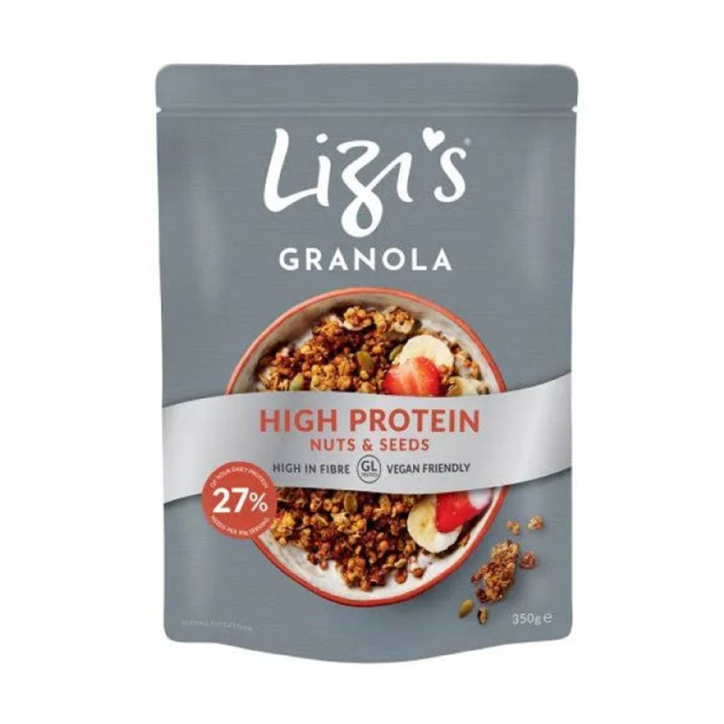 Lizis-Granola-High-Protein-350gr Lizi's Granola High Protein 350gr - Image 1