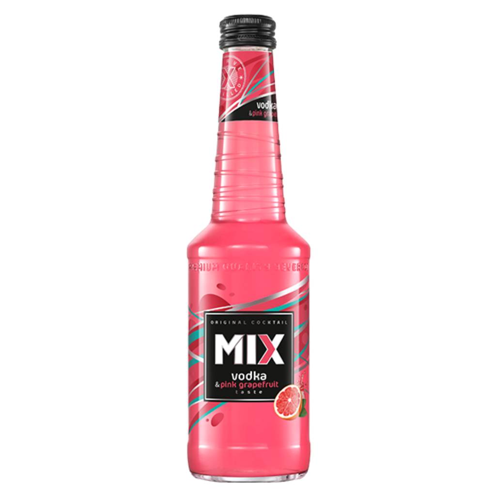 Mix-Cocktail-Vodka-Pink-Grapefruit-4-Alc-330ml BOX Mix Cocktail Vodka & Pink Grapefruit 4% Alc 330ml x 12τμχ - Image 1