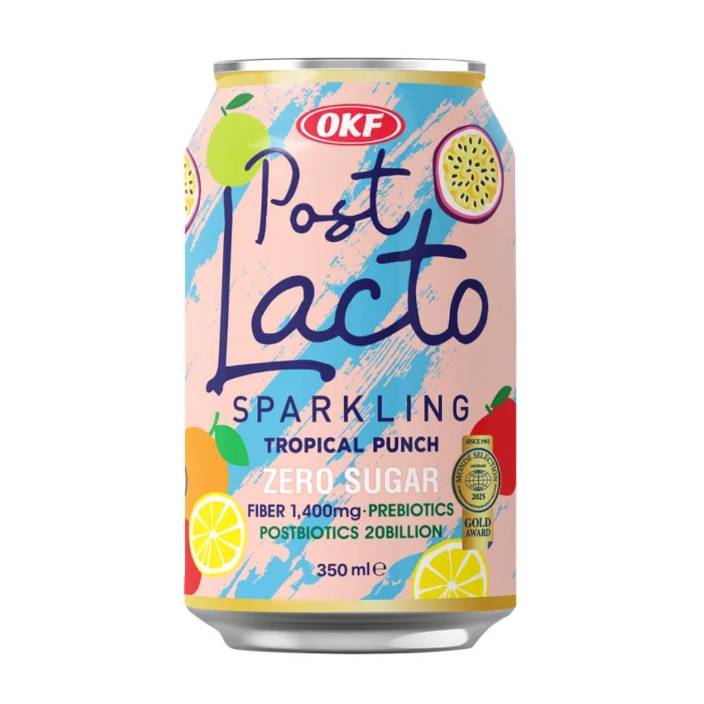 OKF-Postlacto-Zero-Tropical-Punch-Drink-350ml BOX Okf Postlacto Zero Tropical Punch Drink 350 ml x 24τμχ - Image 1