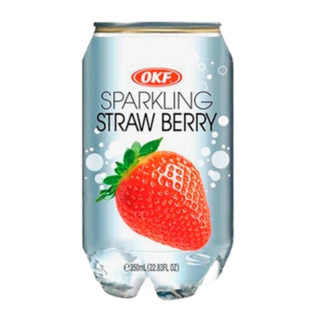 OKF-Sparkling-Strawberry-350ml Box OKF Sparkling Strawberry 350ml x 24τμχ - Image 1