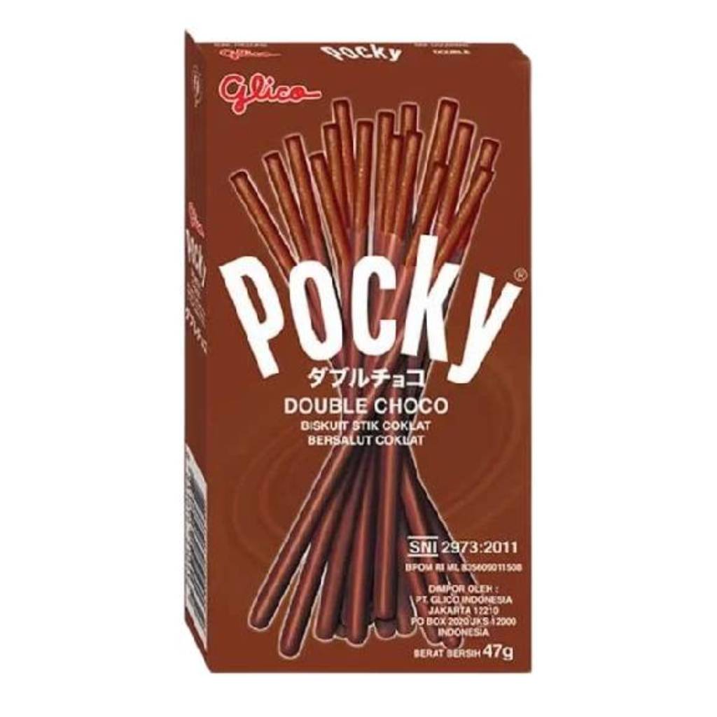 Pocky-Sticks-Double-Choco-47gr-1 Box Pocky Sticks Double Choco 47gr x 10τμχ - Image 1