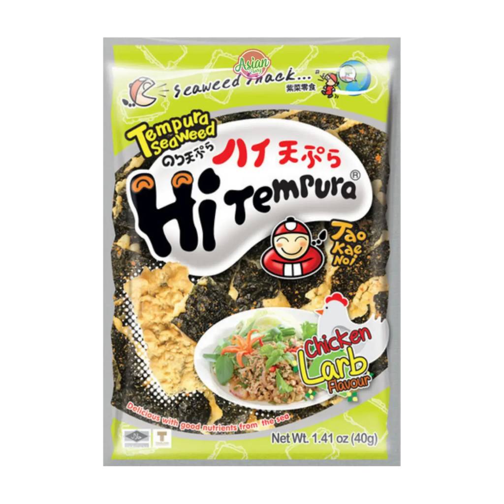 Tao-Kae-Noi-Hi-Tempura-Chicken-Larb-Seaweed-40g-THA Tao Kae Noi Hi Tempura Chicken Larb Seaweed 40g THA - Image 1